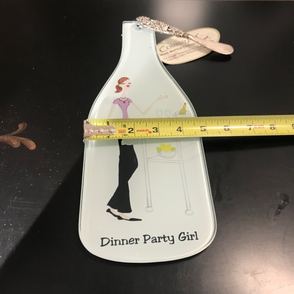 Wine bottle cheese server and cheese knife. NWT - Picture 2 of 4